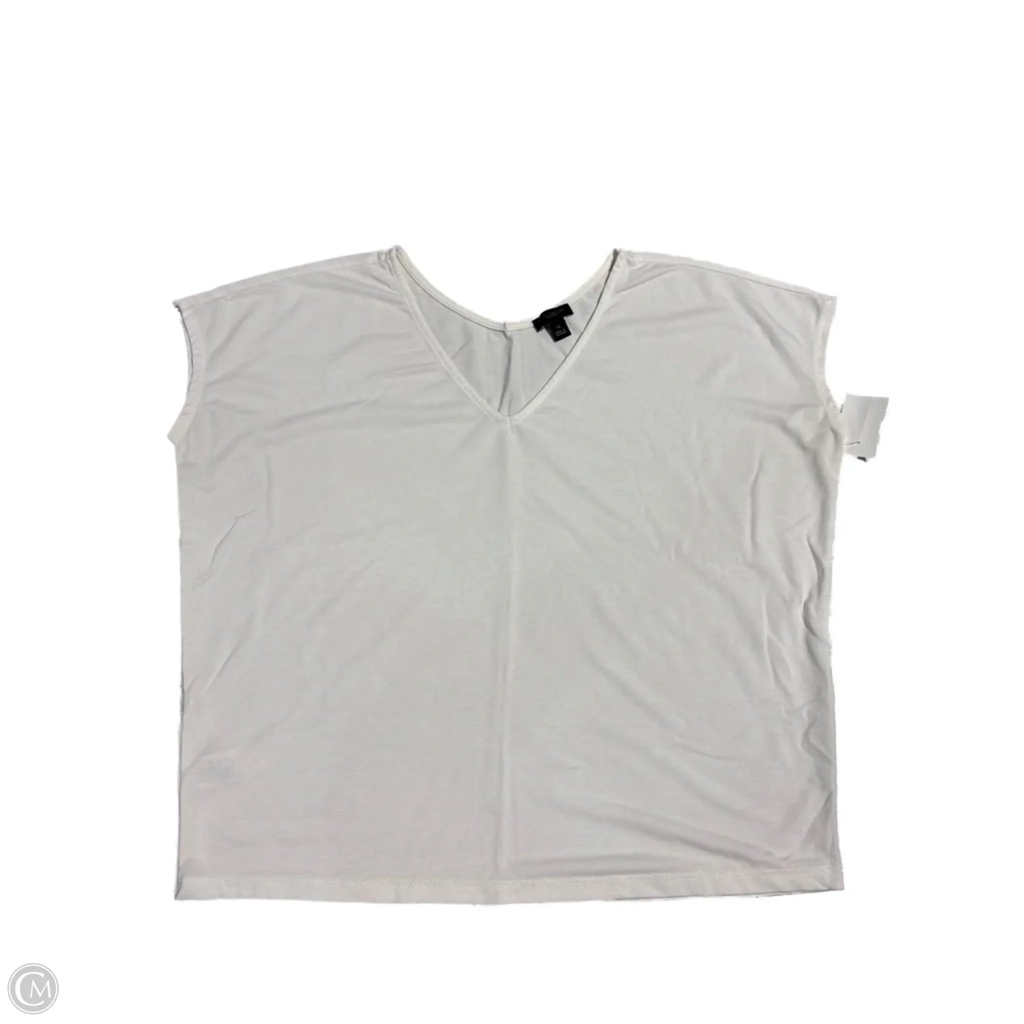 Top Short Sleeve Basic By Ann Taylor In White, Size: Xs
