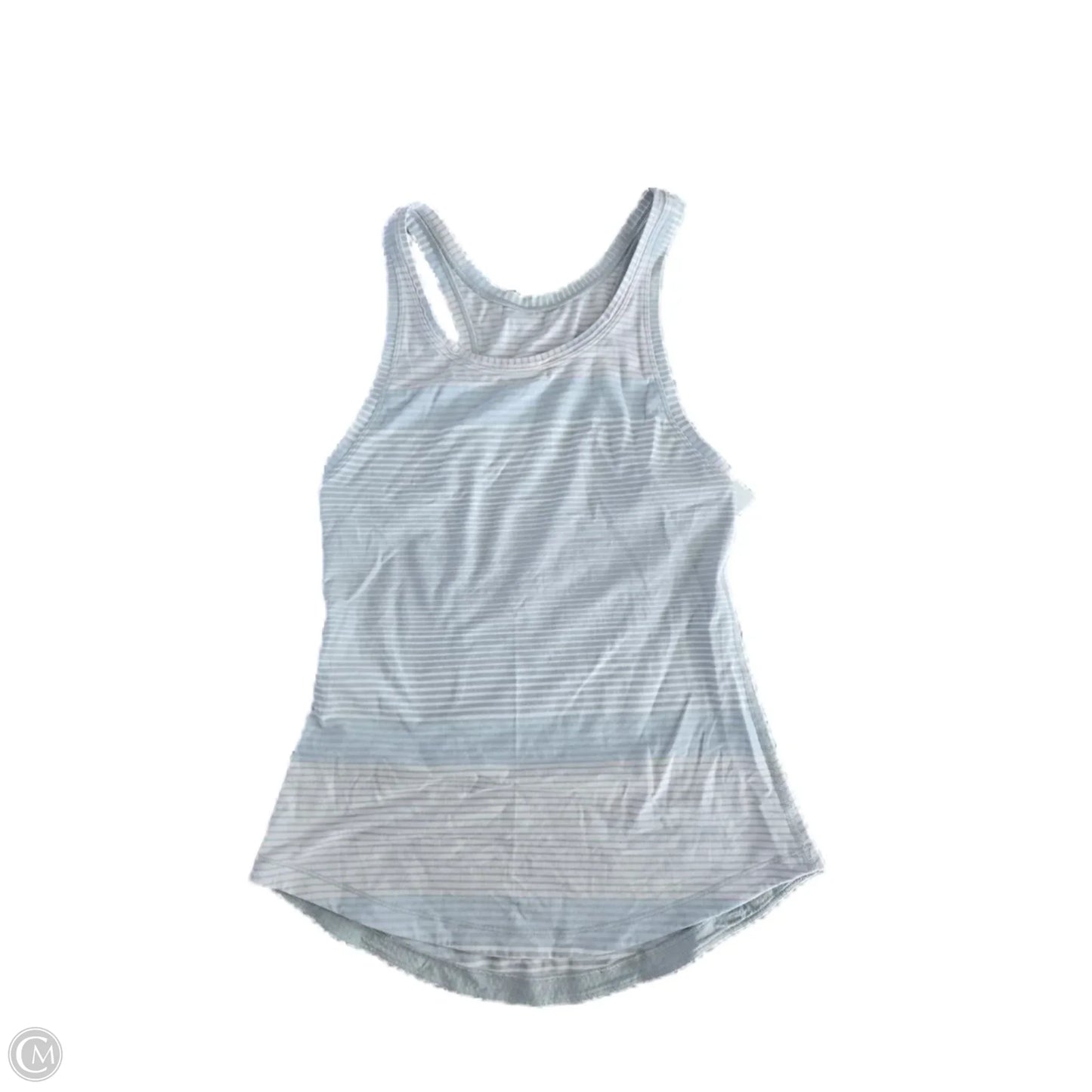 Athletic Tank Top By Lululemon In Striped Pattern, Size: S