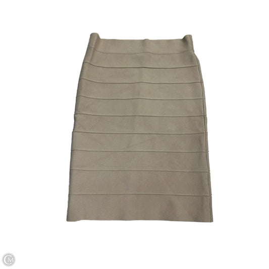 Skirt Mini & Short By Bcbgmaxazria In Tan, Size: M