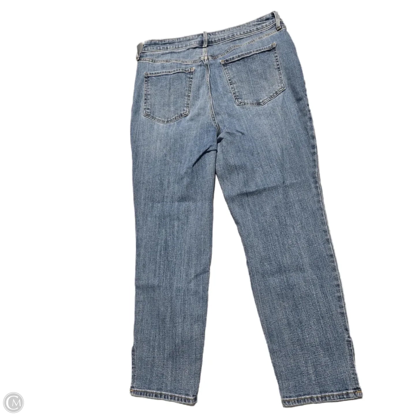 Jeans Straight By Old Navy In Blue Denim, Size: 16