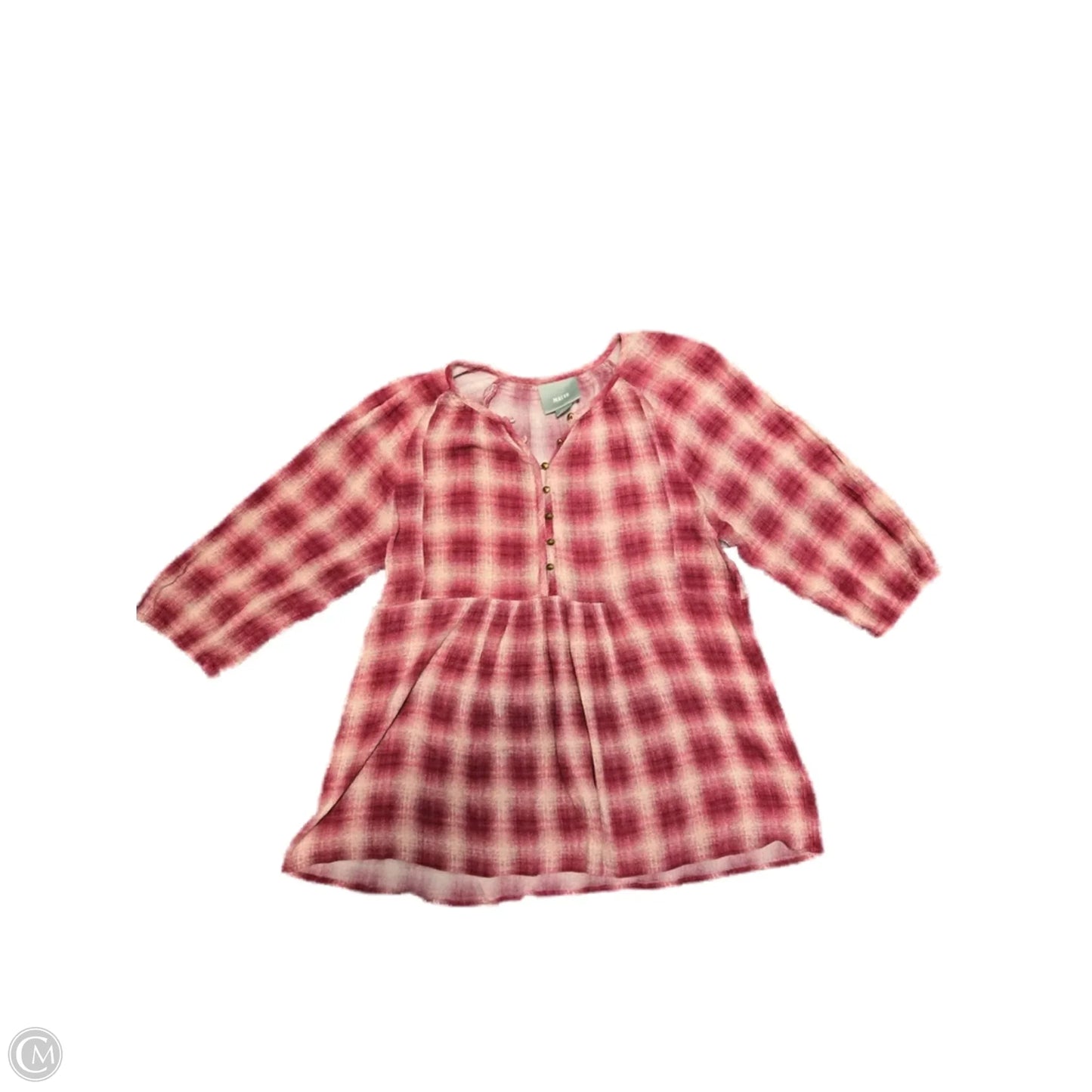 Top 3/4 Sleeve By Maeve In Pink, Size: S