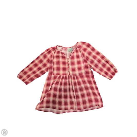 Top 3/4 Sleeve By Maeve In Pink, Size: S