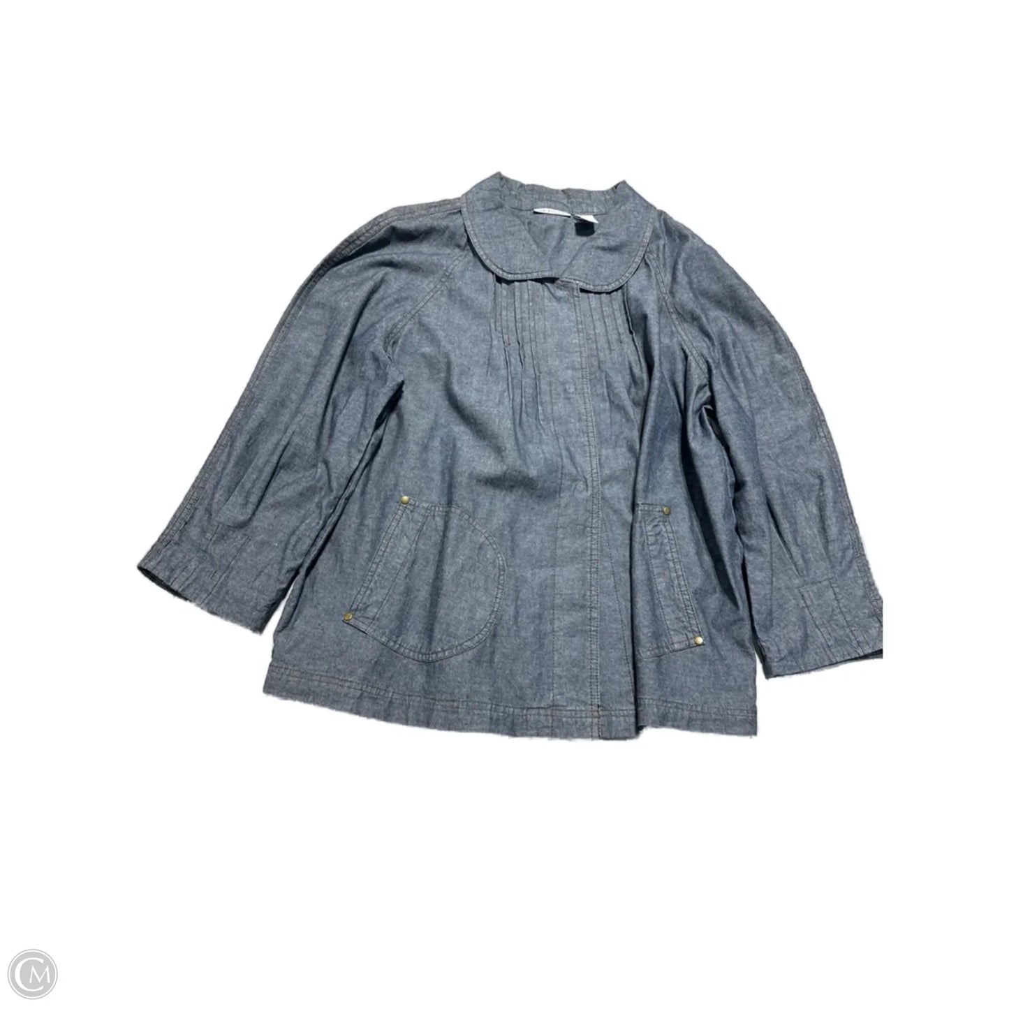 Jacket Denim By Kim Rogers In Blue, Size: Xl