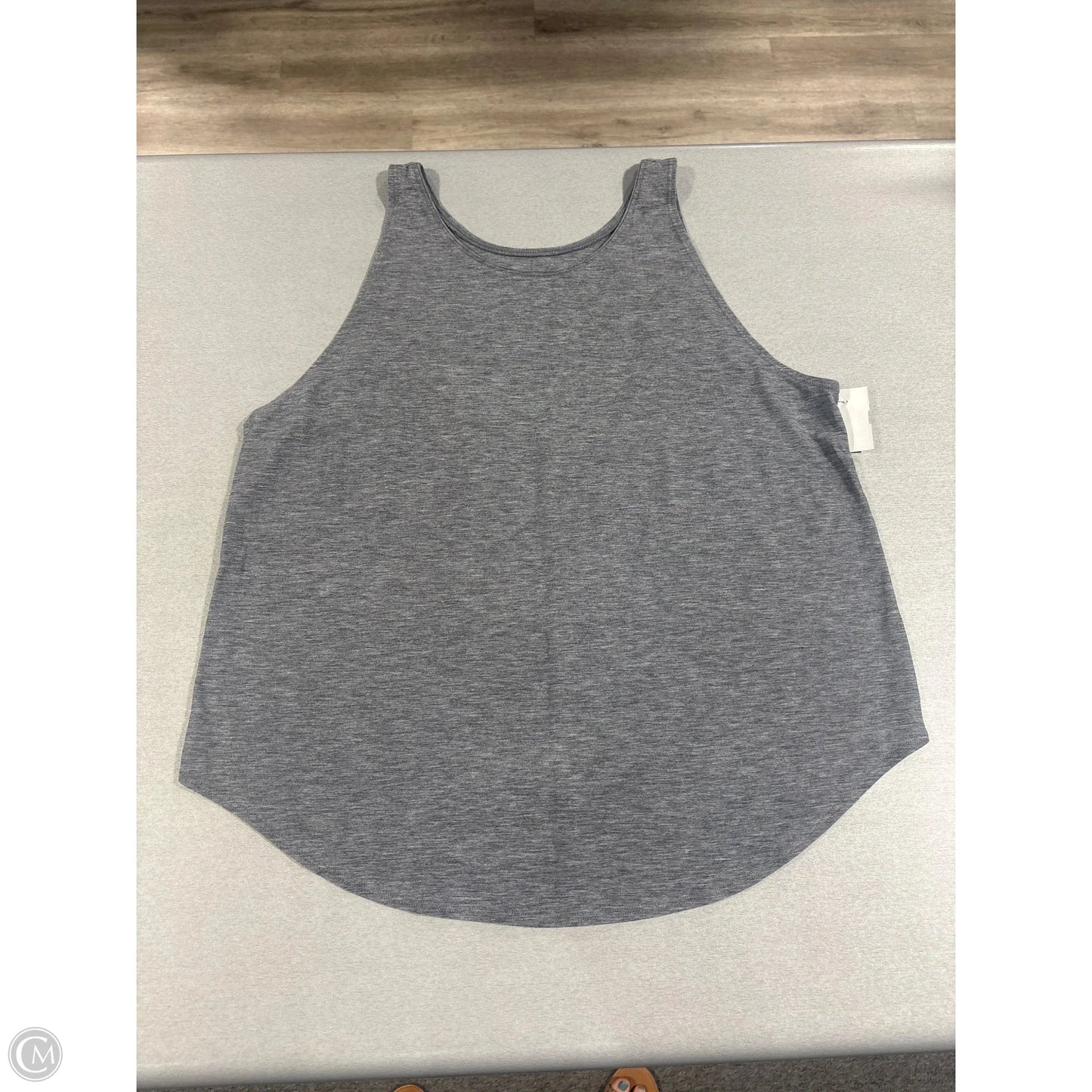 Athletic Tank Top By Under Armour In Grey, Size: L