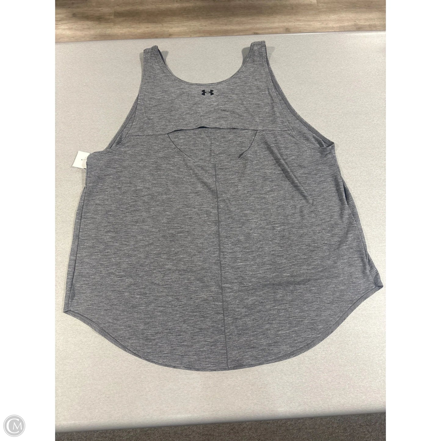 Athletic Tank Top By Under Armour In Grey, Size: L