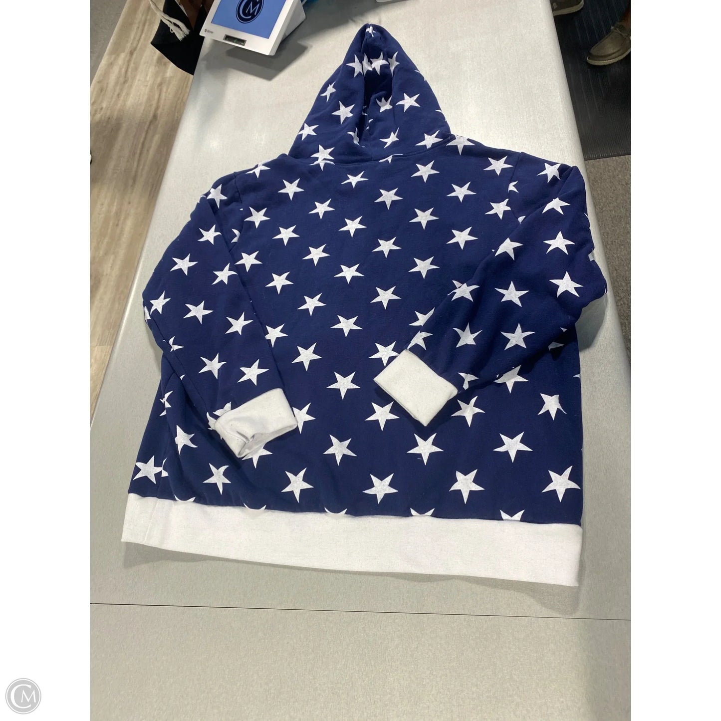 Sweatshirt Hoodie By Cmf In Navy, Size: Xl