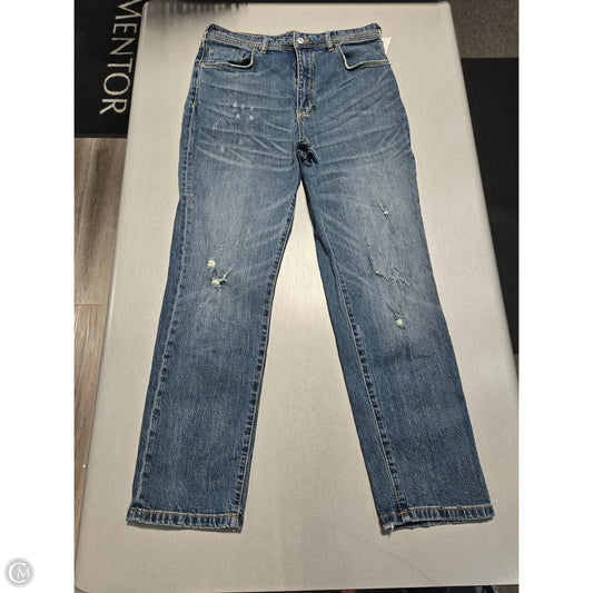 Jeans Straight By Pilcro In Blue Denim, Size: 8l