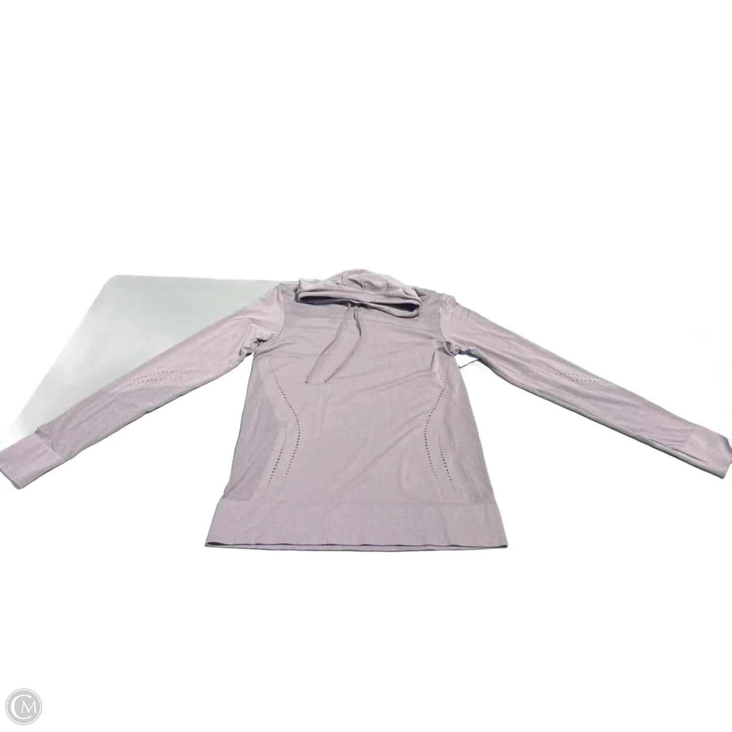 Athletic Top Long Sleeve Hoodie By Under Armour In Purple, Size: M