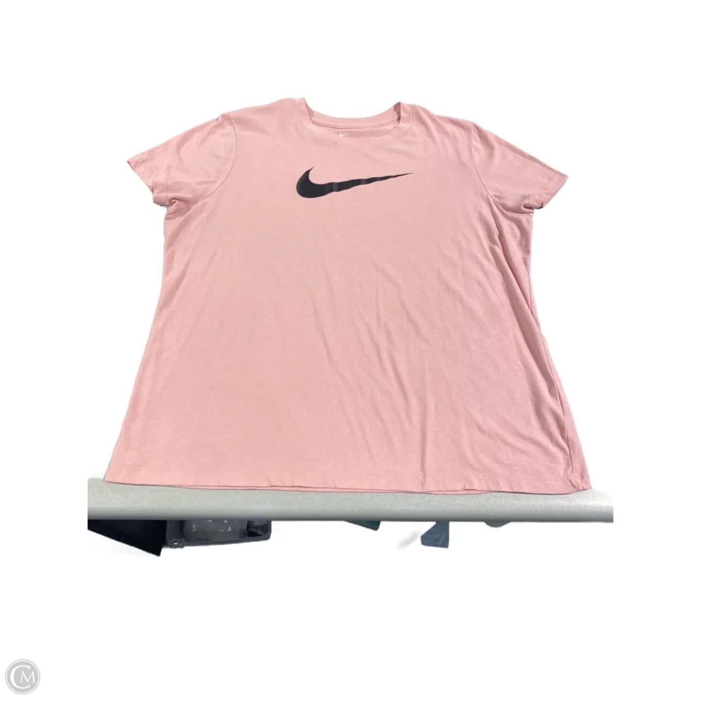 Top Short Sleeve Basic By Nike In Pink, Size: Xl