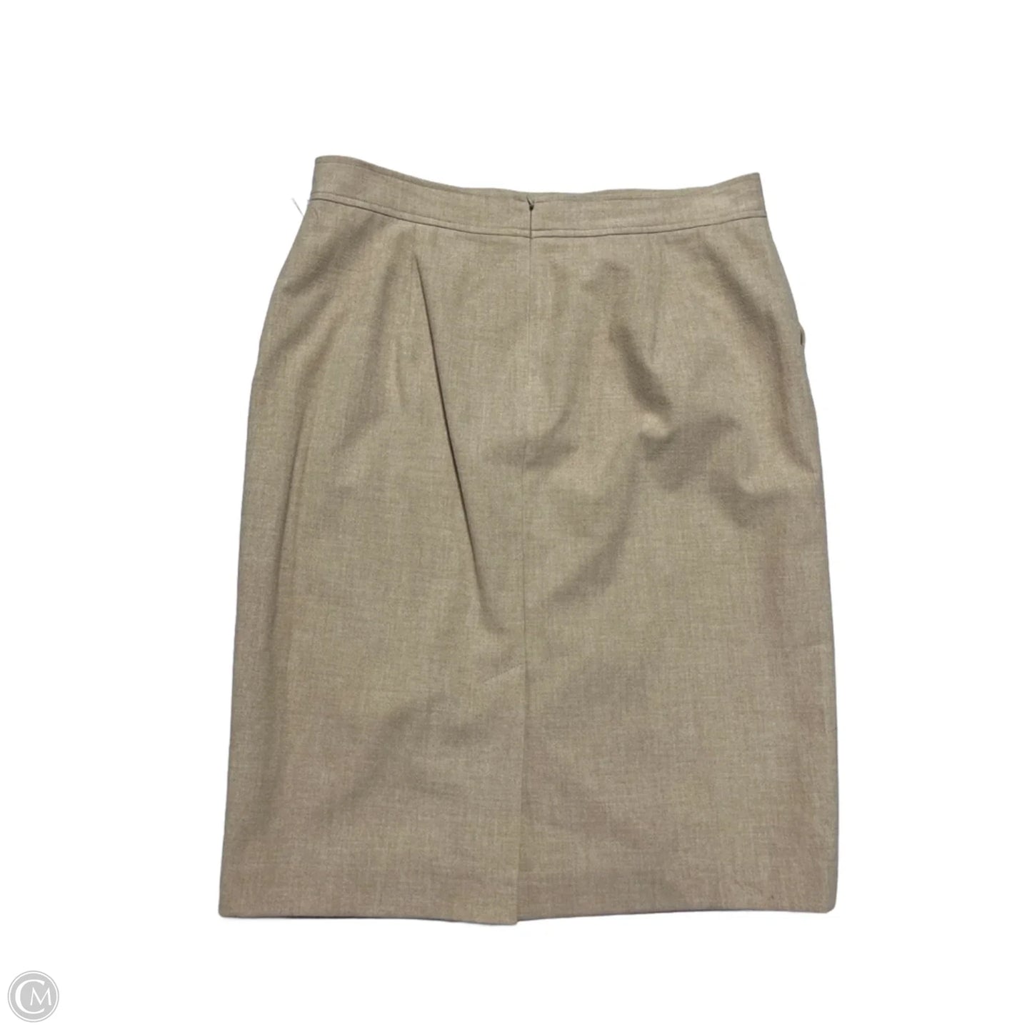 Skirt Midi By Calvin Klein In Tan, Size: 12