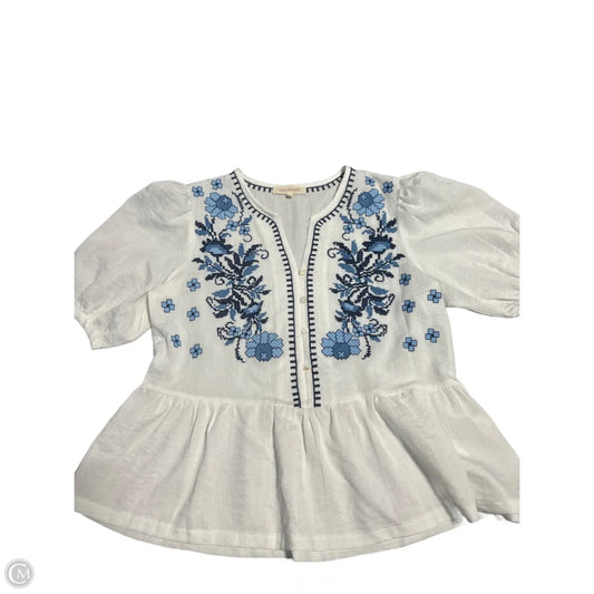Top Short Sleeve By Solitaire In White, Size: S