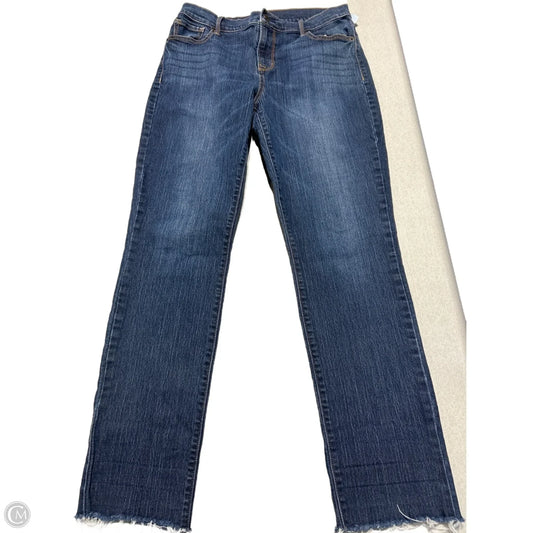 Jeans Cropped By Old Navy In Blue Denim, Size: 8l