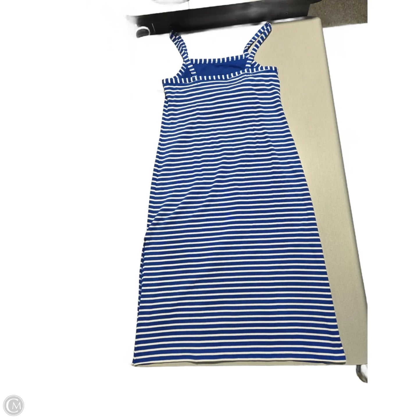 Dress Casual Midi By Loft In Striped Pattern, Size: Xlp