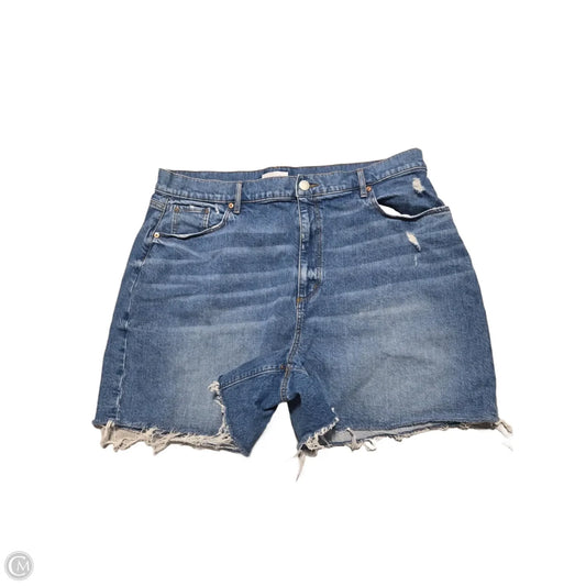 Shorts By Loft In Blue Denim, Size: 18