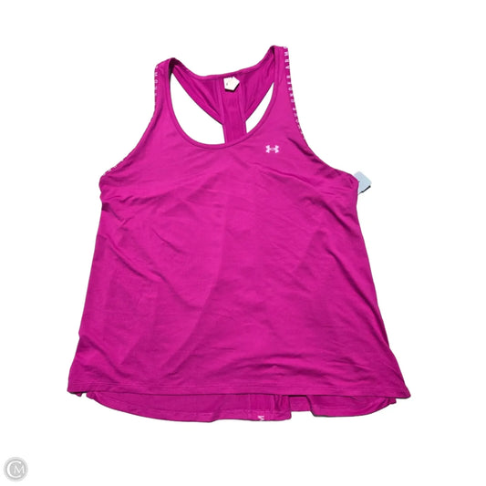Athletic Tank Top By Under Armour In Pink, Size: Xxl