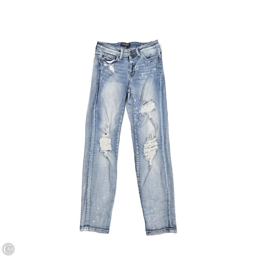 Jeans Boyfriend By Judy Blue In Blue Denim, Size: 2