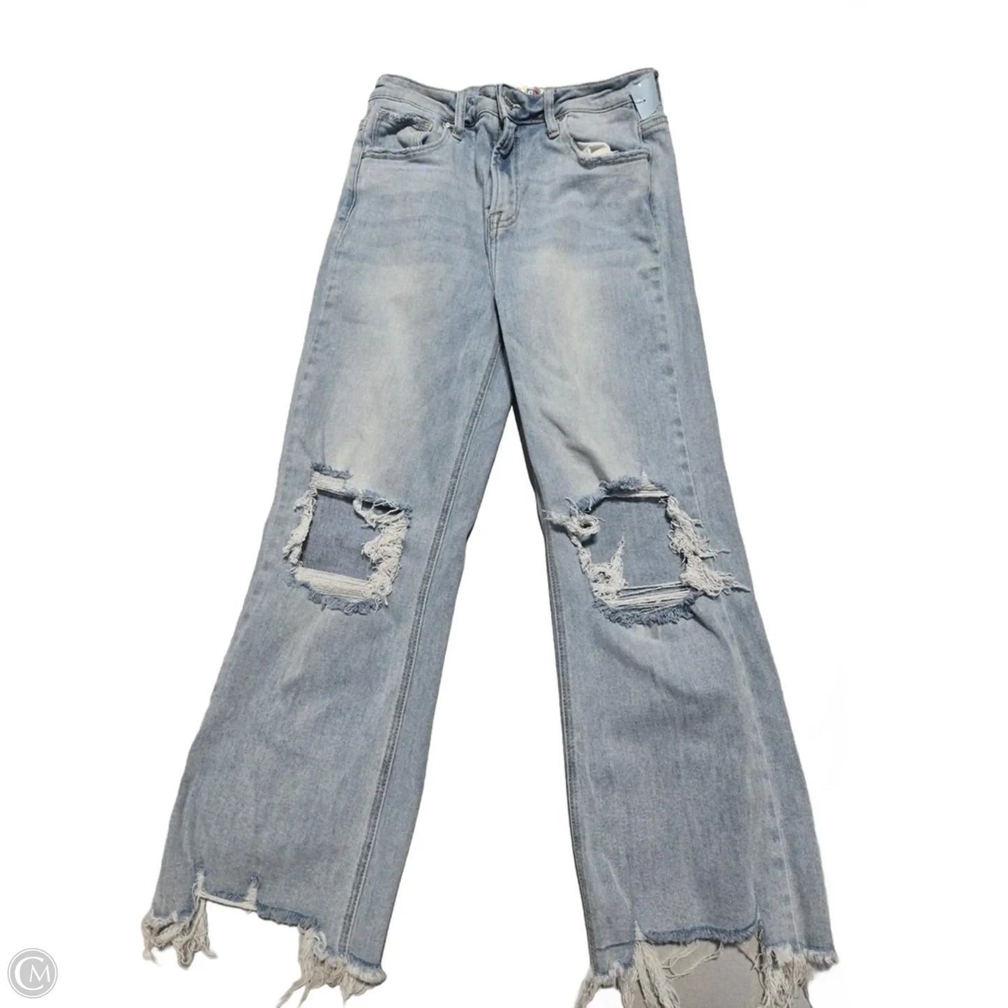 Jeans Flared By Risen In Blue Denim, Size: 8