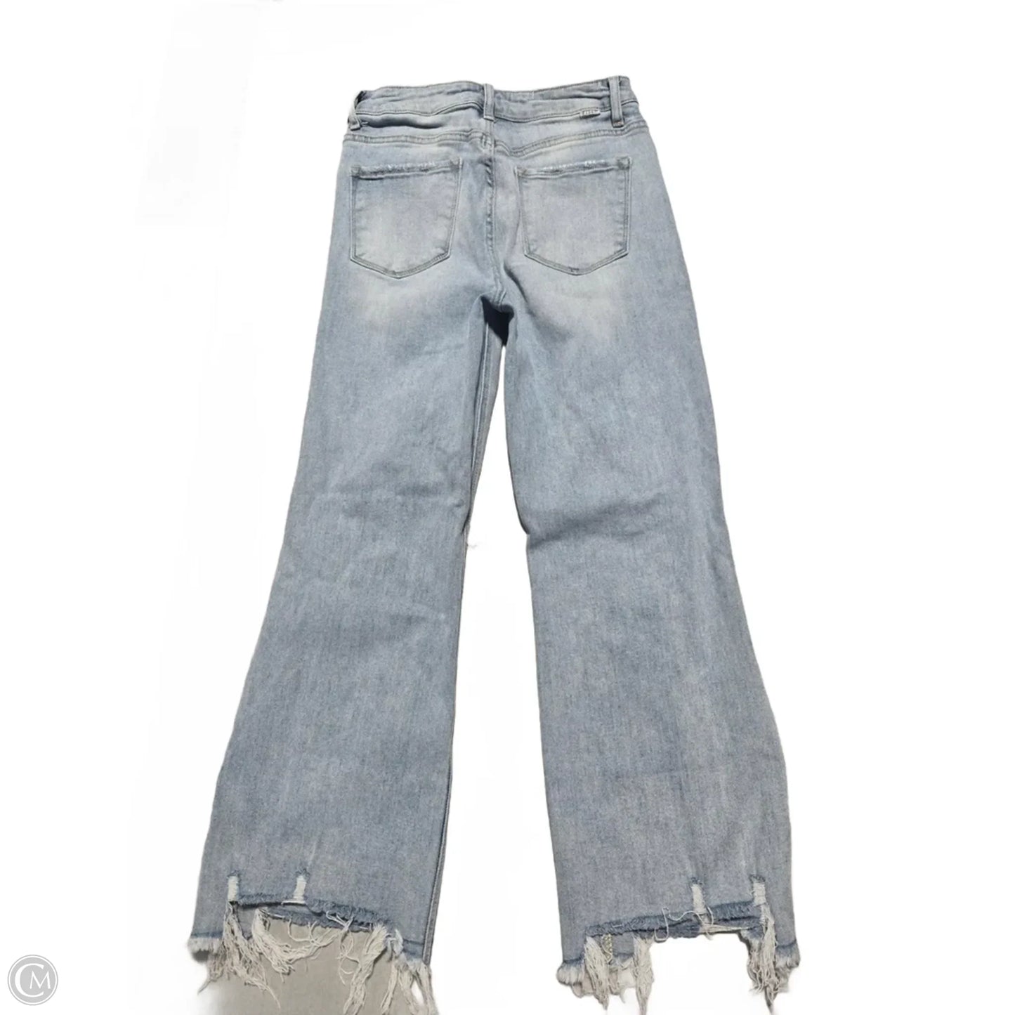 Jeans Flared By Risen In Blue Denim, Size: 8