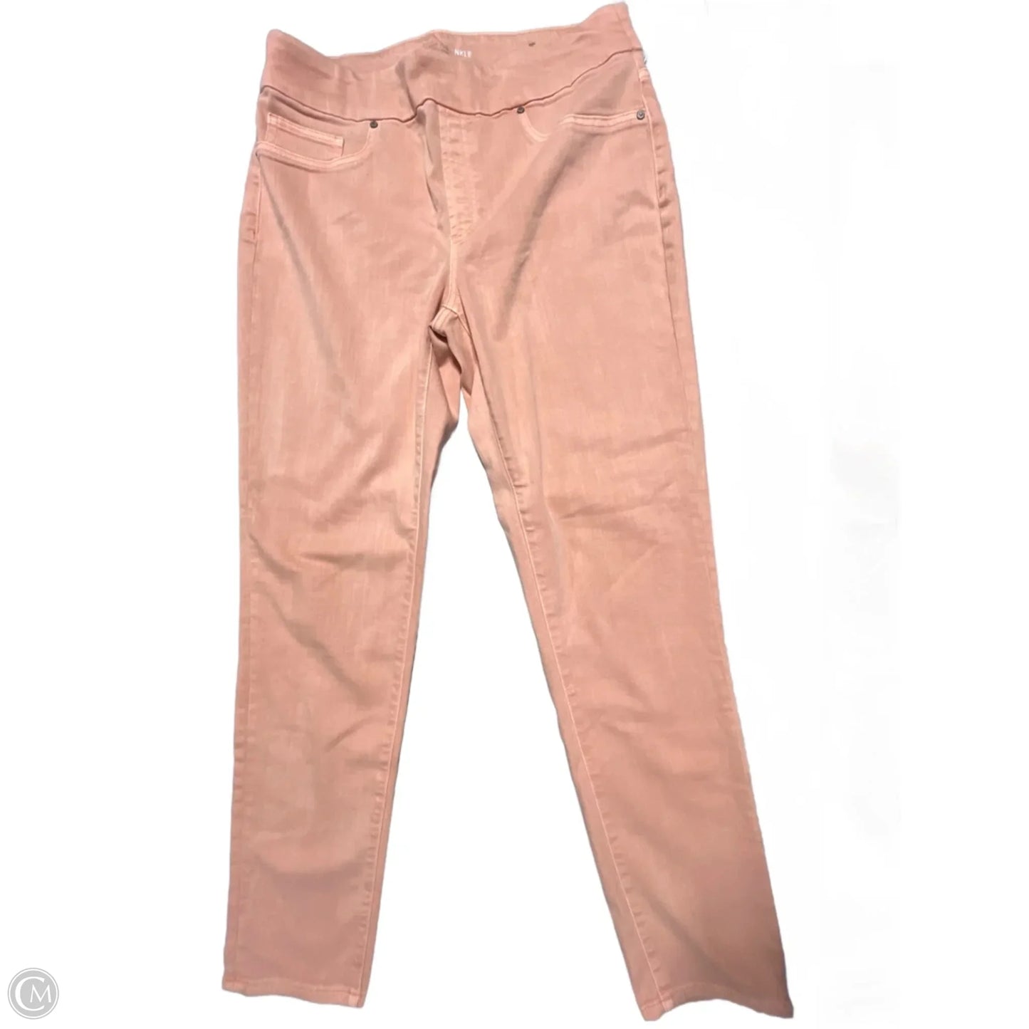 Jeans Jeggings By Chicos In Peach, Size: 6l