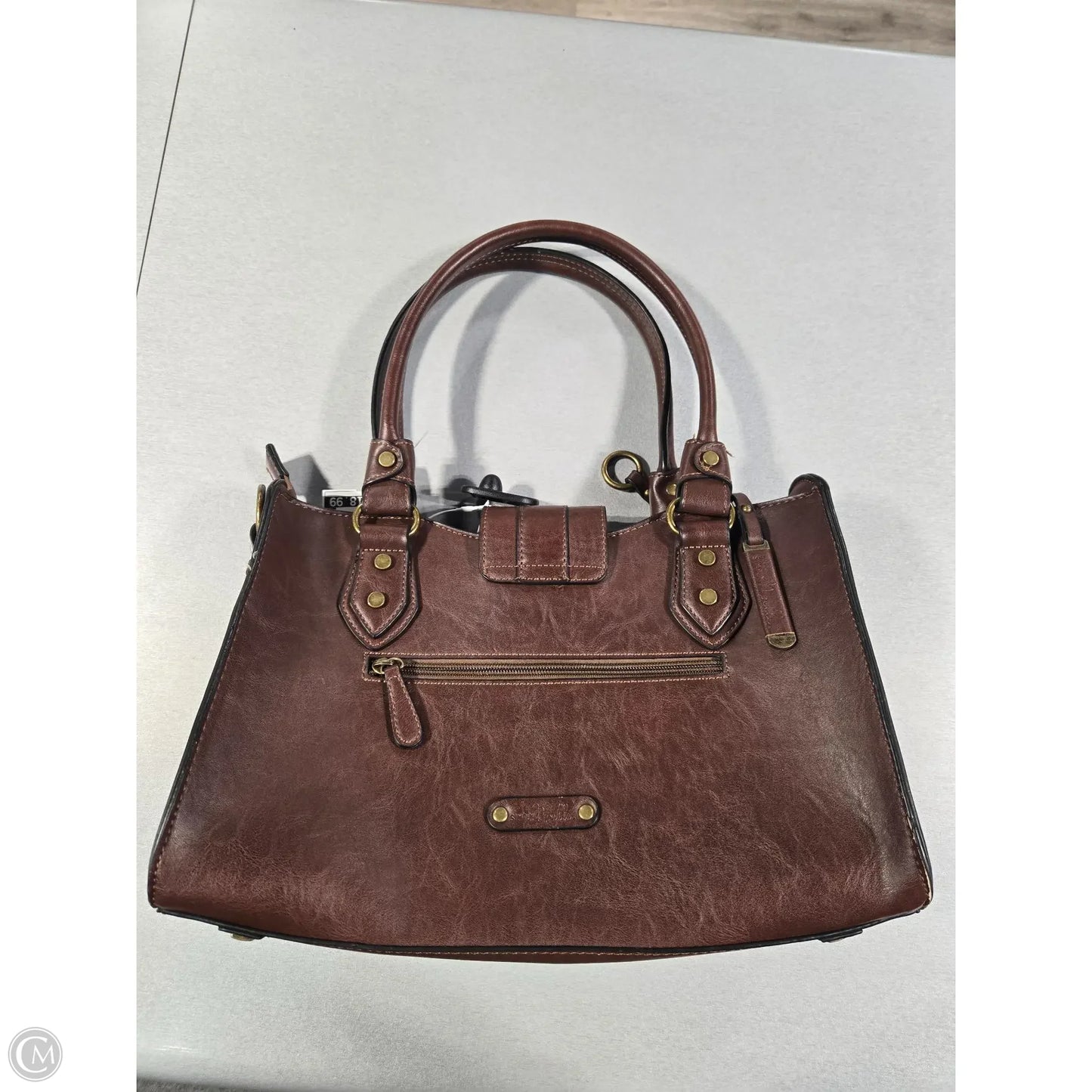 Crossbody Leather By Simply Noelle, Size: Medium