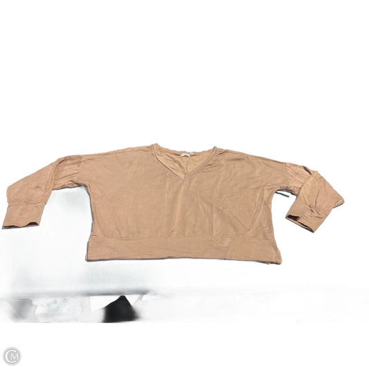 Top 2pc Long Sleeve By Cmc In Brown, Size: M