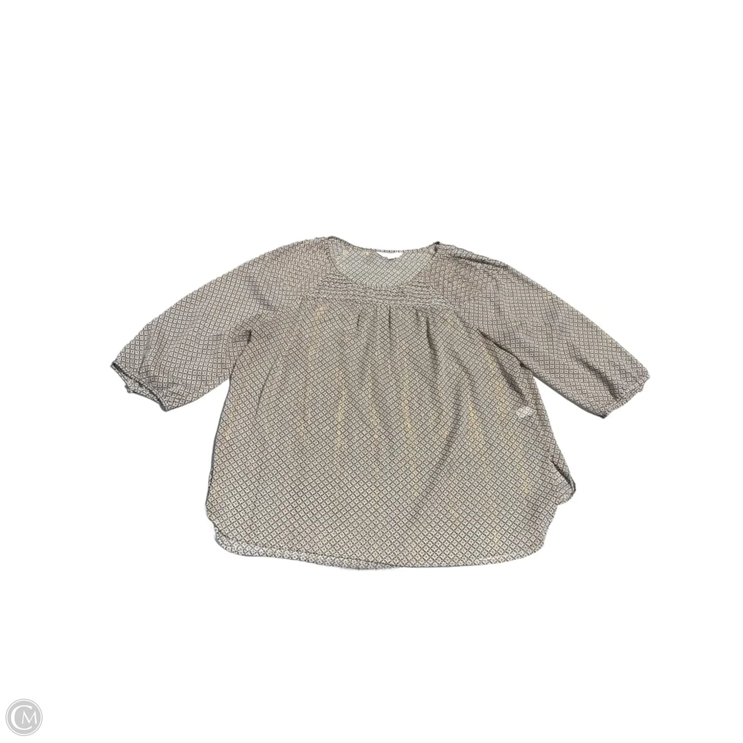 Top Long Sleeve By Lc Lauren Conrad In Floral Print, Size: Xxl