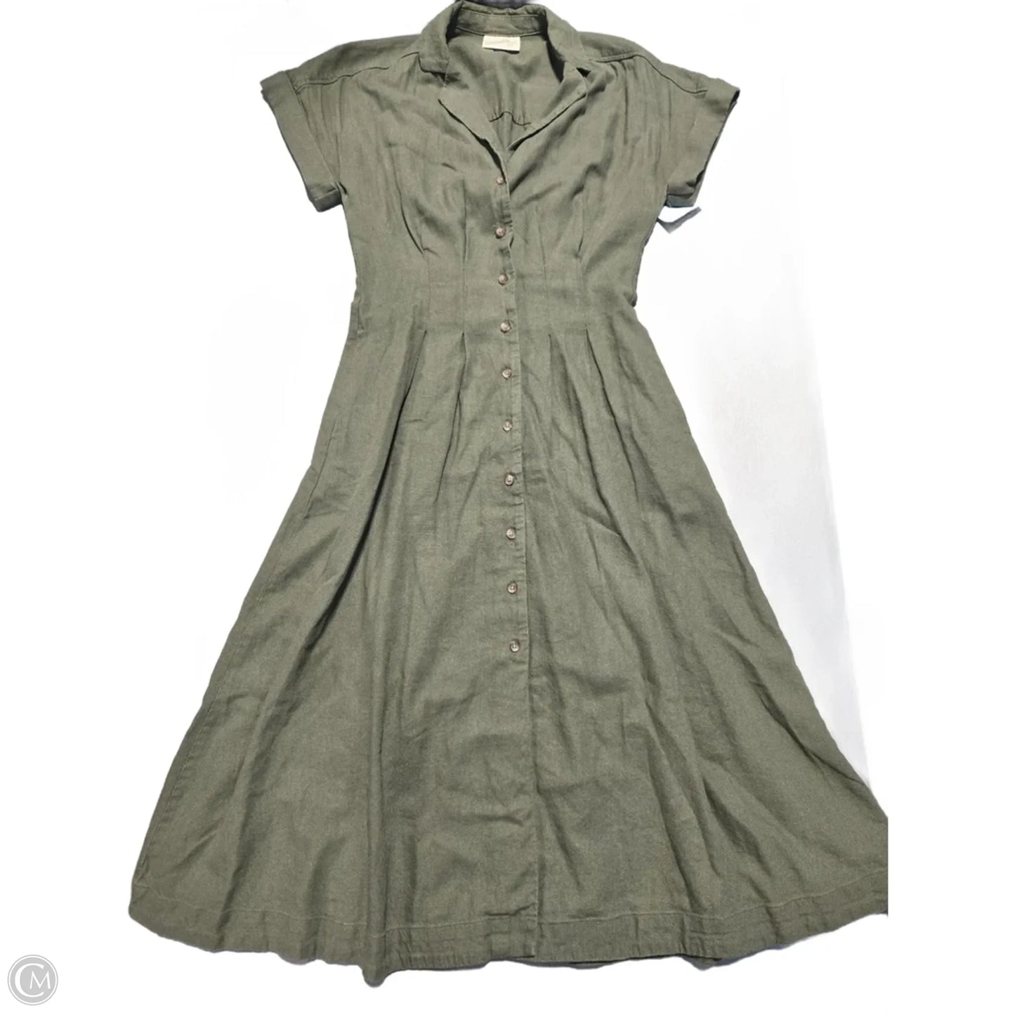 Dress Casual Midi By Universal Thread In Green, Size: S