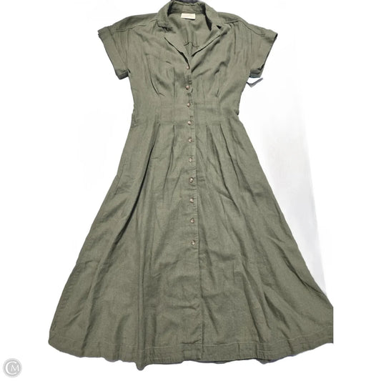 Dress Casual Midi By Universal Thread In Green, Size: S