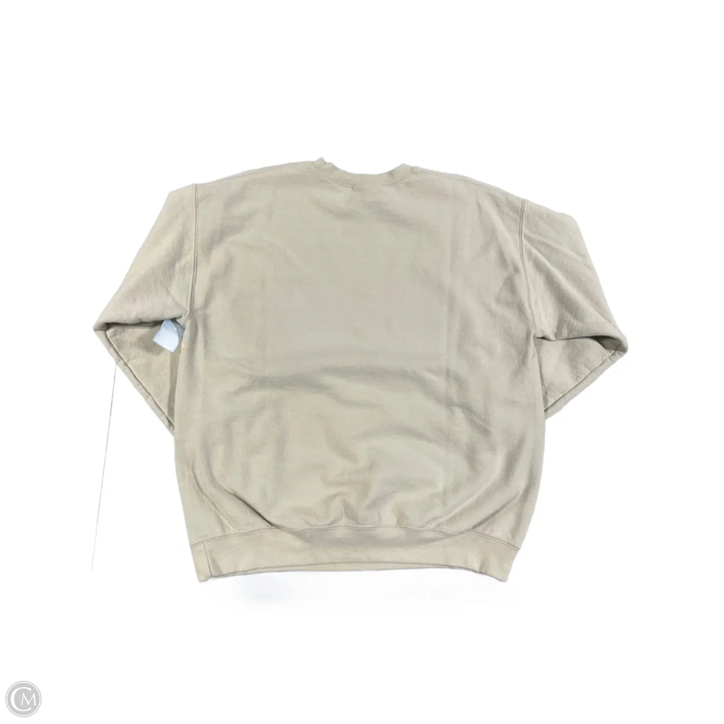 Sweatshirt Crewneck By Gildan In Tan, Size: L
