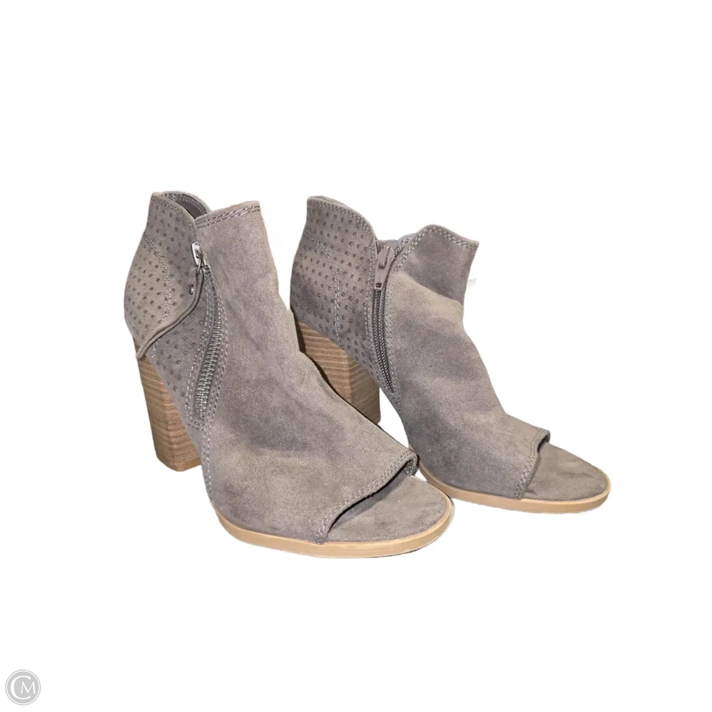 Shoes Heels Block By Universal Thread In Grey, Size: 7