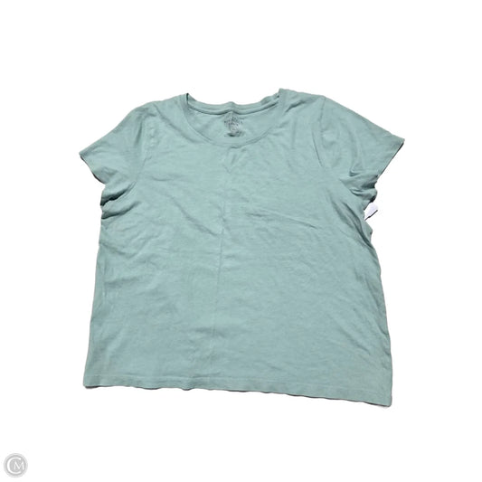 Top Short Sleeve Basic By J. Crew In Green, Size: Xl
