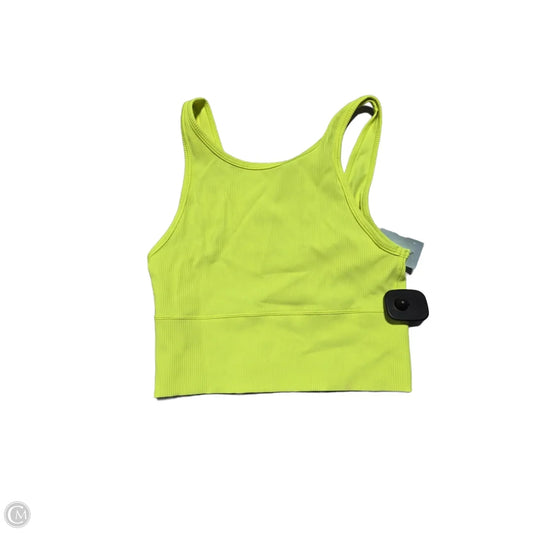 Athletic Bra By Lululemon In Yellow, Size: 6