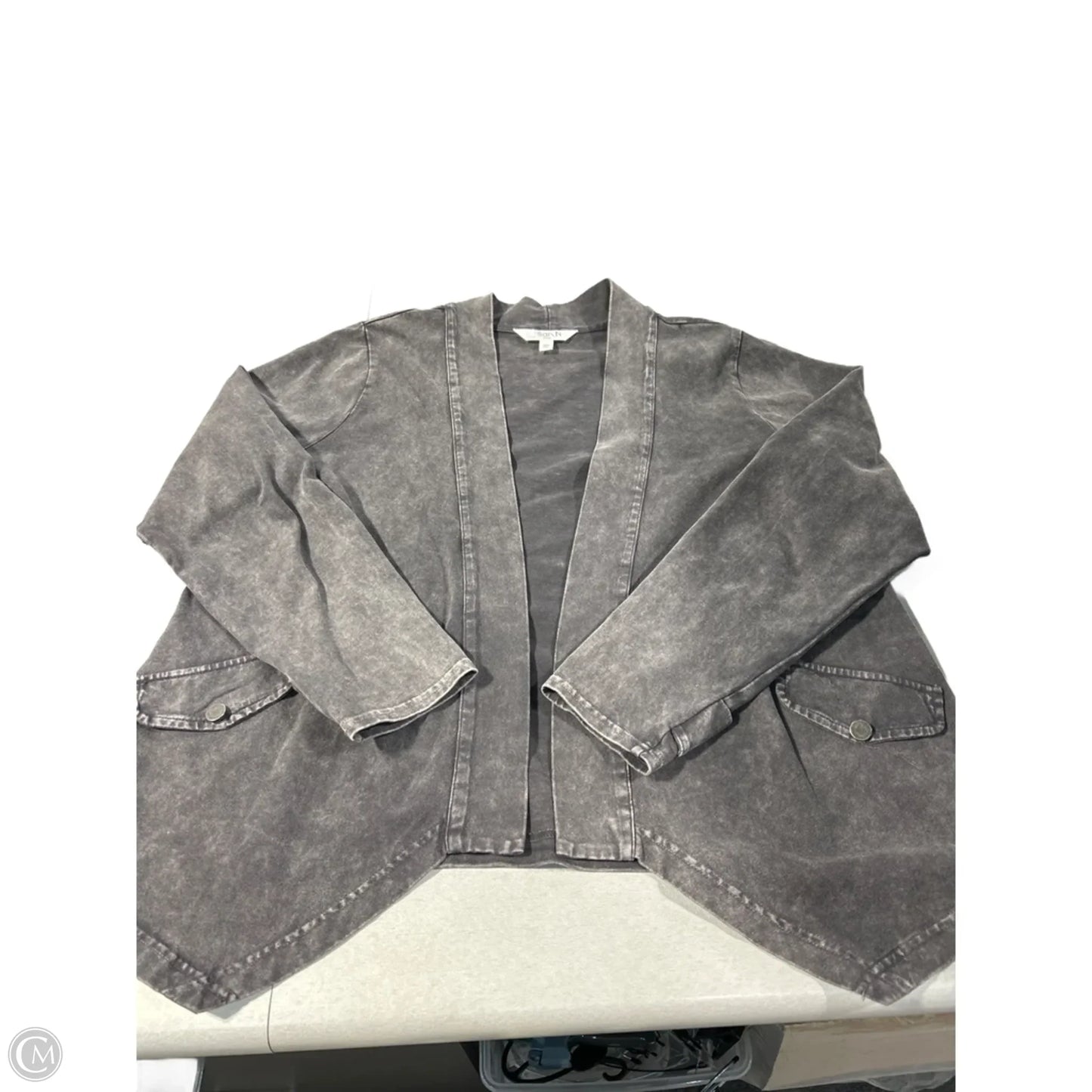 Cardigan By Cme In Grey, Size: Xlp