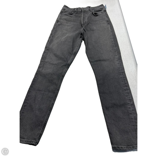 Jeans Skinny By Agolde In Black Denim, Size: 0