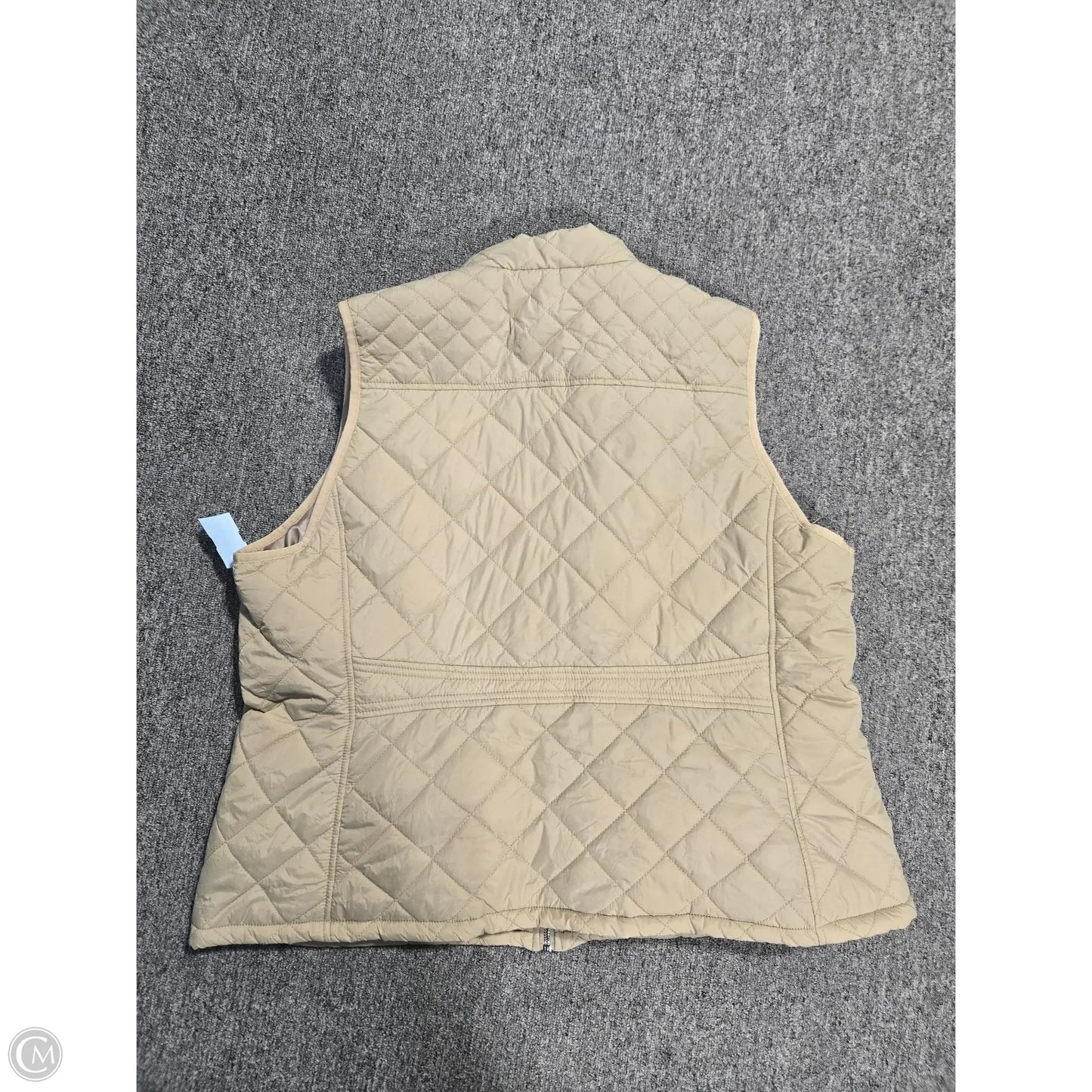 Vest Puffer & Quilted By Cme In Tan, Size: Xxl