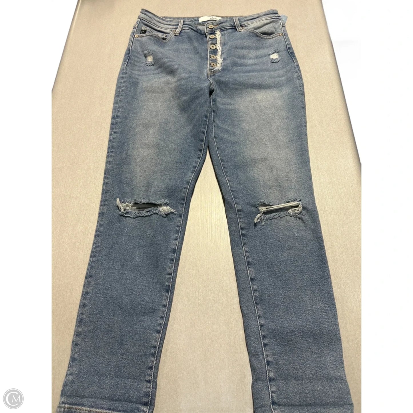 Jeans Skinny By Kancan In Blue Denim, Size: 8