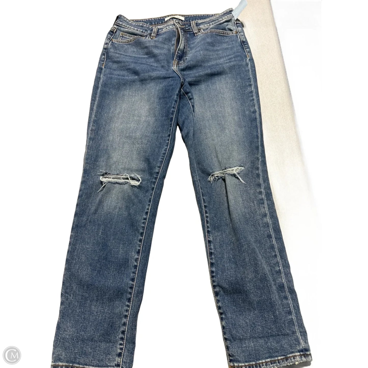 Jeans Skinny By Willow & Root In Blue Denim, Size: 8