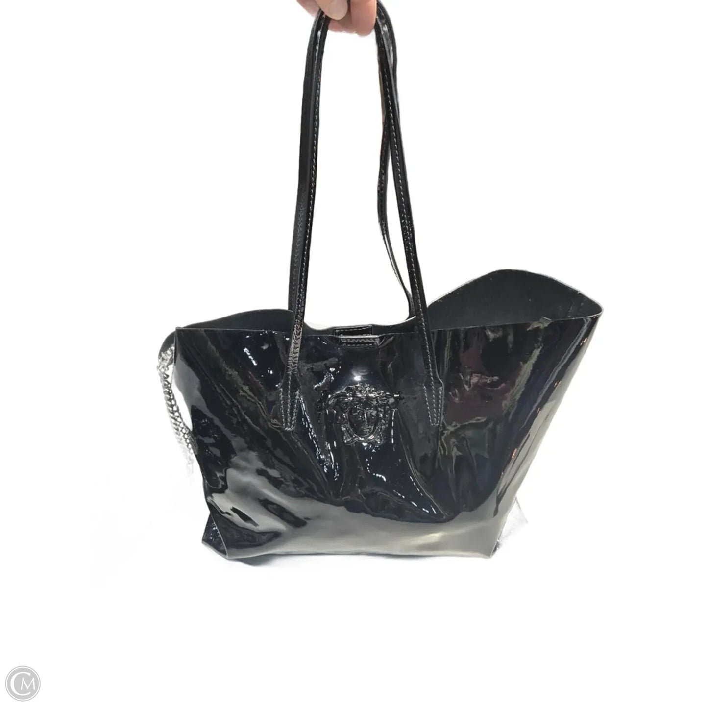 Handbag Luxury Designer By Versace, Size: Large