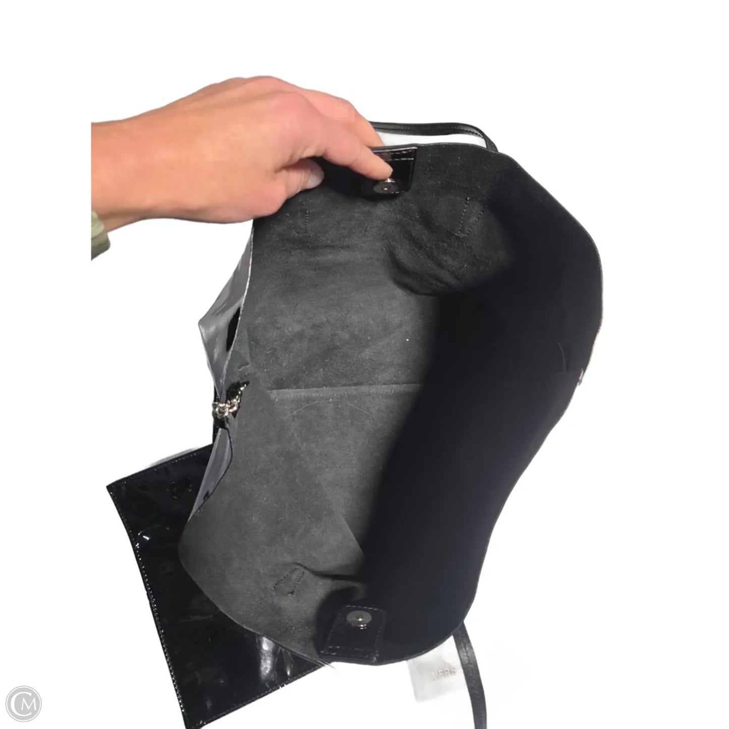 Handbag Luxury Designer By Versace, Size: Large