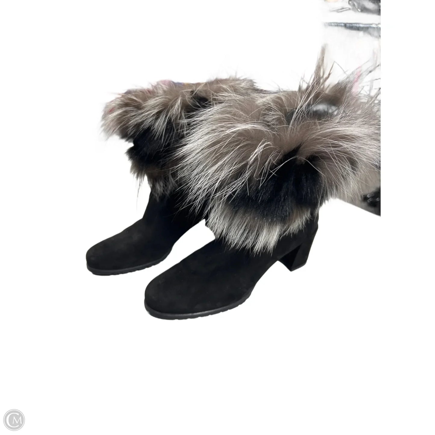 Boots Designer By Stuart Weitzman In Black, Size: 8.5