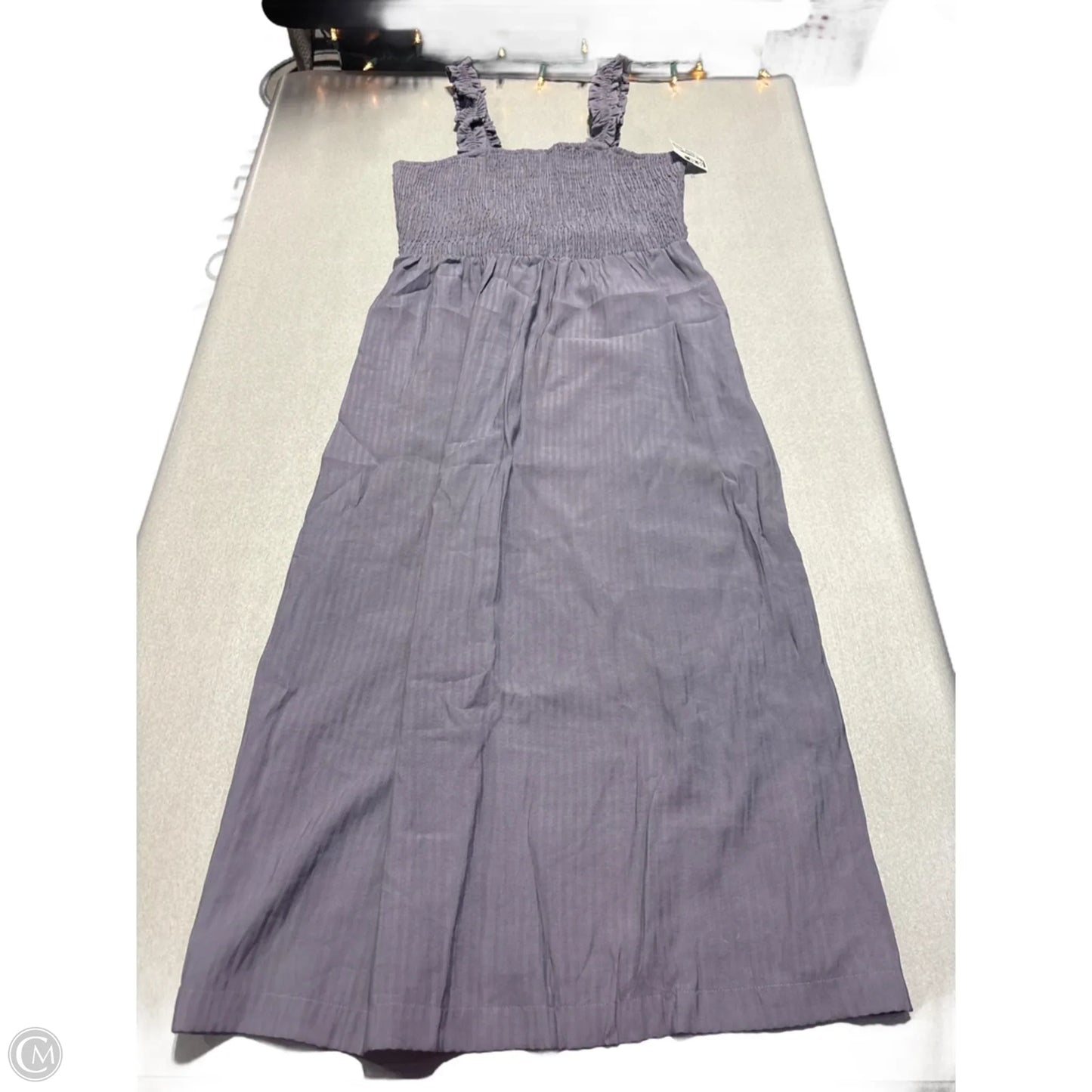 Dress Casual Midi By Cmf In Grey, Size: M