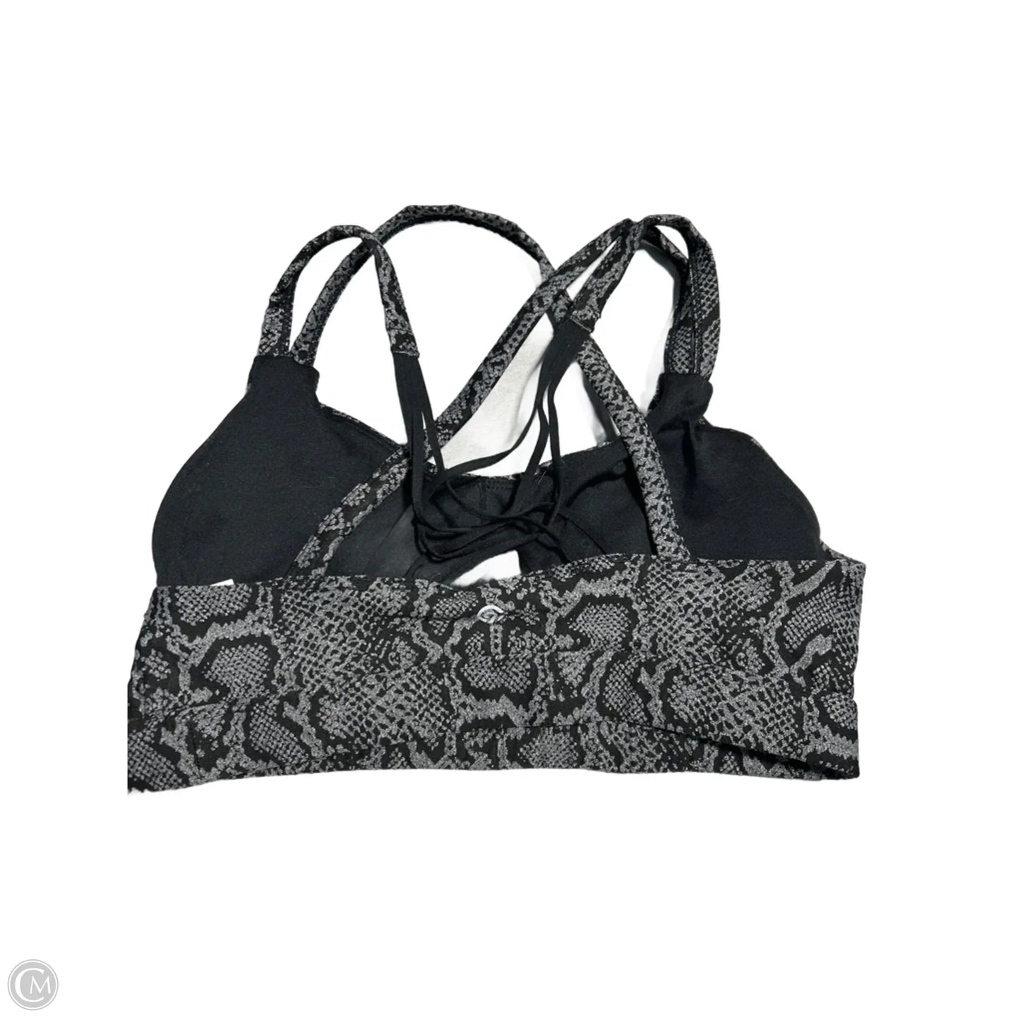 Athletic Bra By C9 By Champion In Snakeskin Print, Size: L