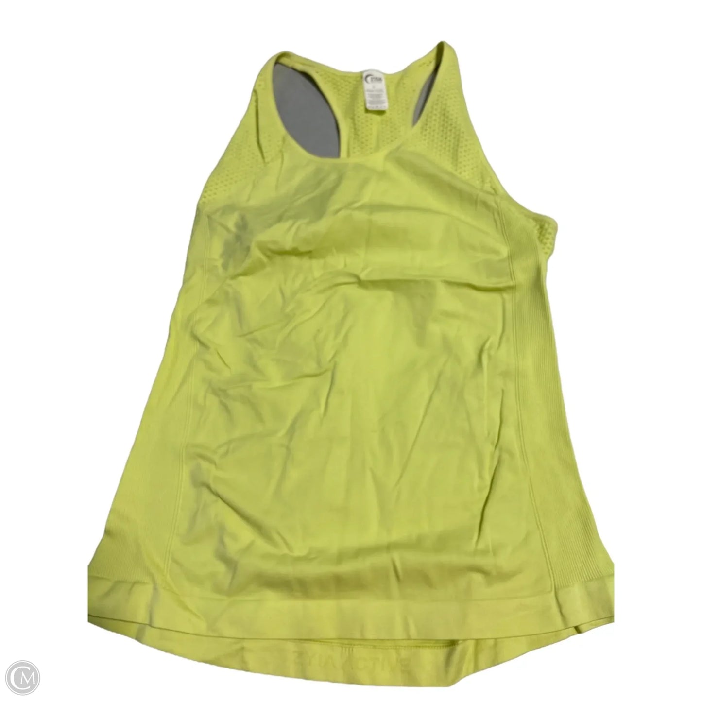 Athletic Tank Top By Zyia In Yellow, Size: L