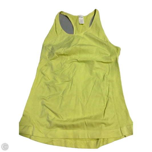 Athletic Tank Top By Zyia In Yellow, Size: L