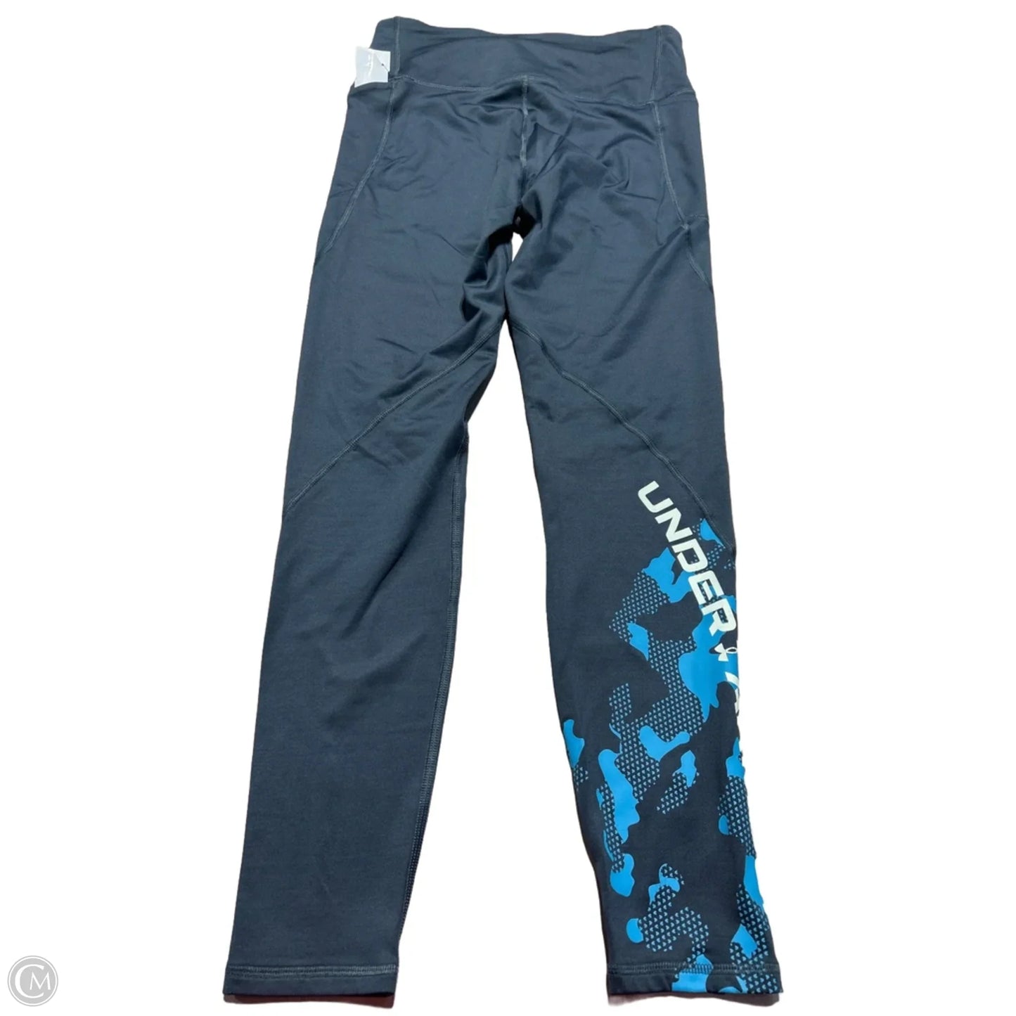 Athletic Leggings By Under Armour In Blue, Size: M