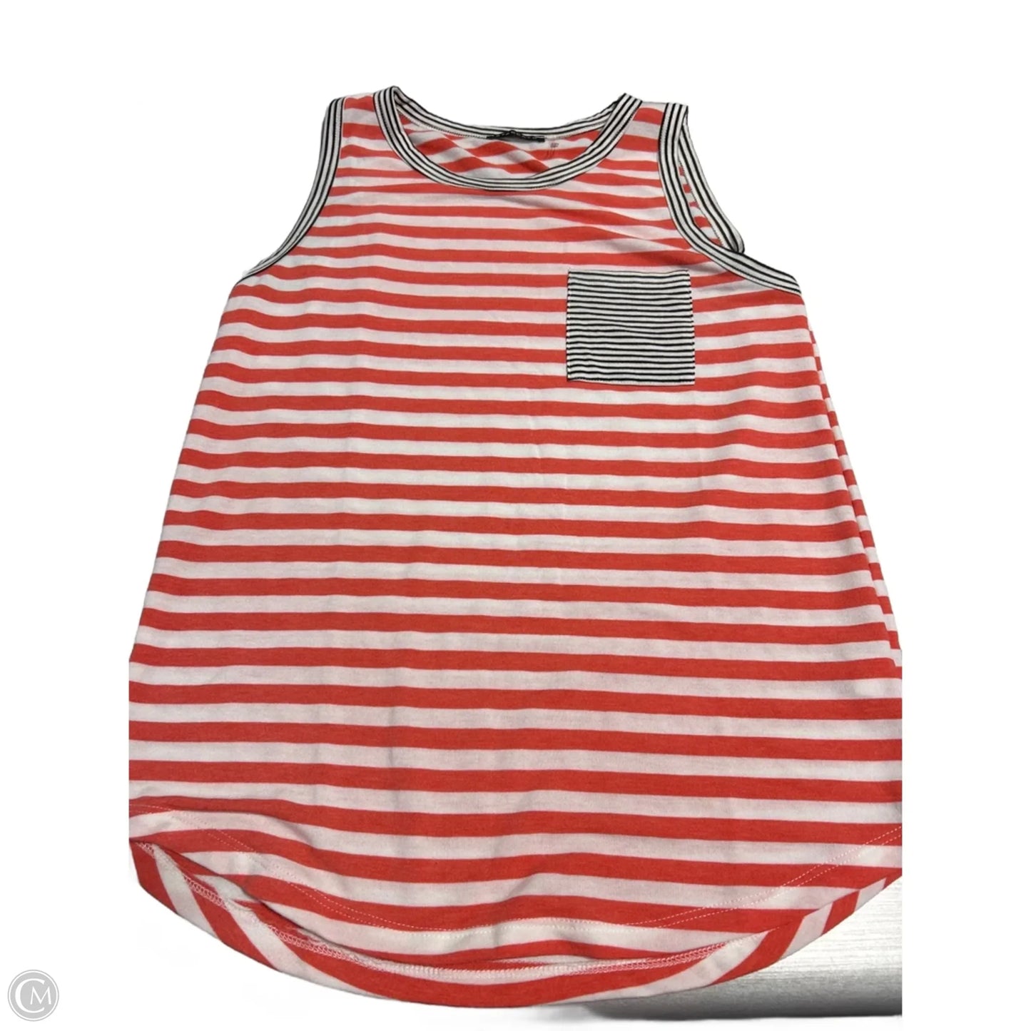 Tank Top By Staccato In Striped Pattern, Size: M