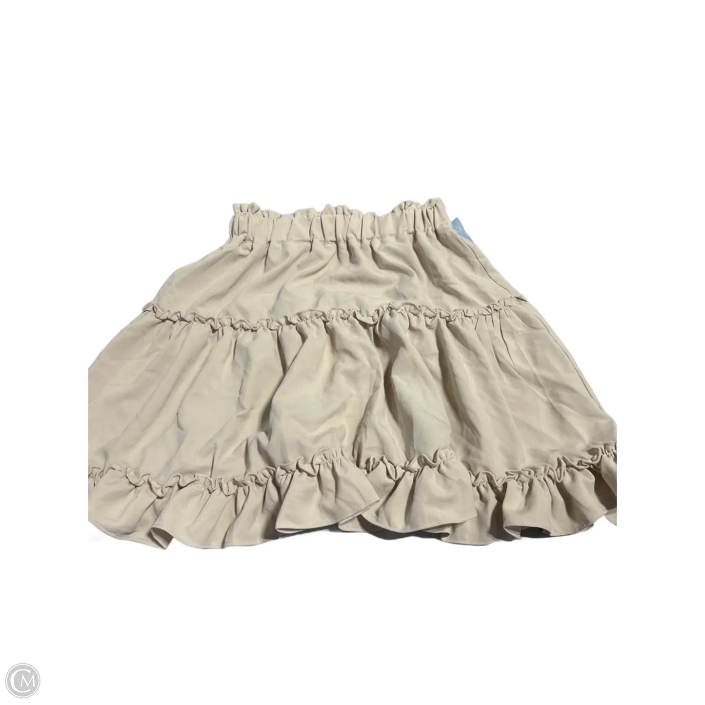 Skirt Mini & Short By Zenana In Tan, Size: S