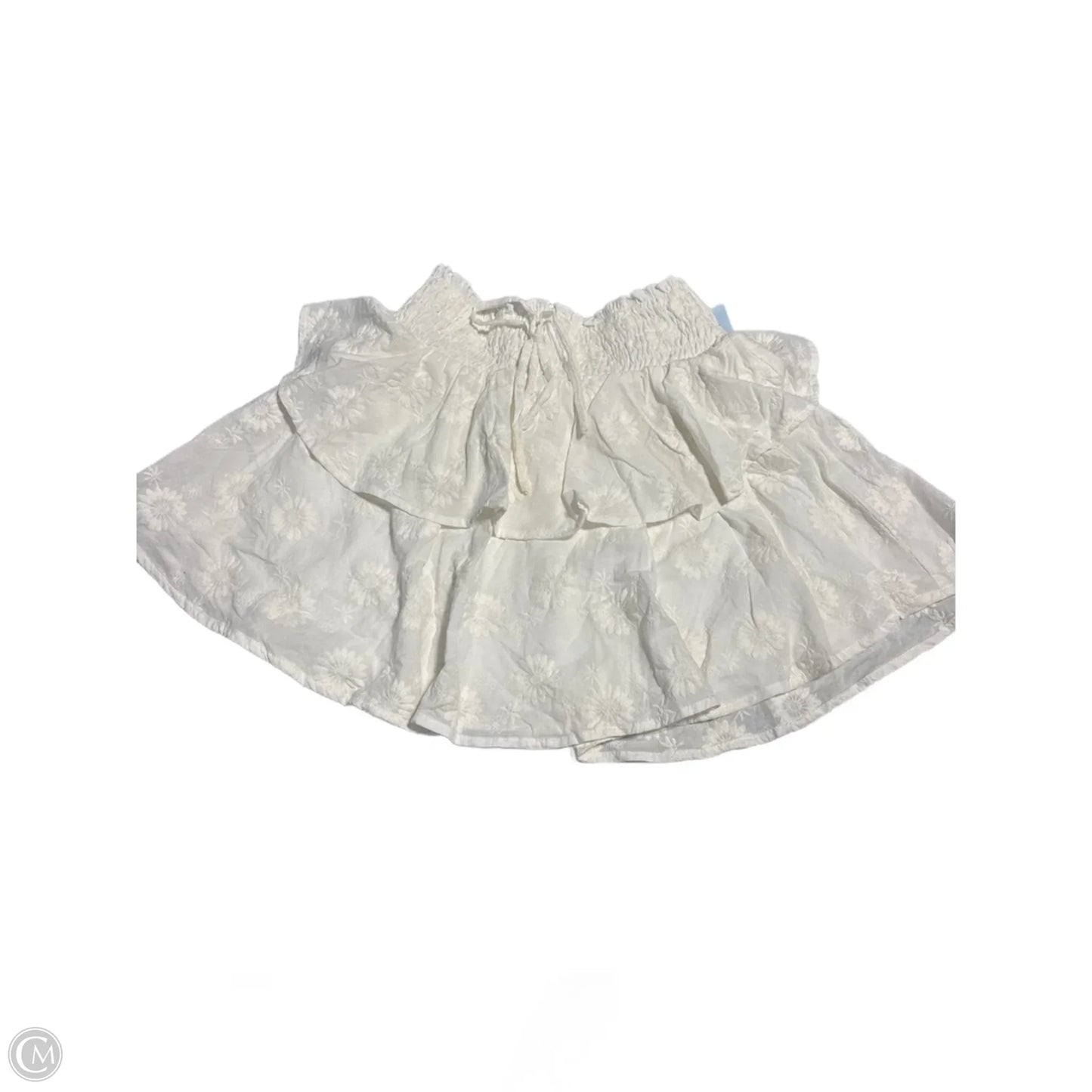 Skirt Mini & Short By Dee Elly In White, Size: M