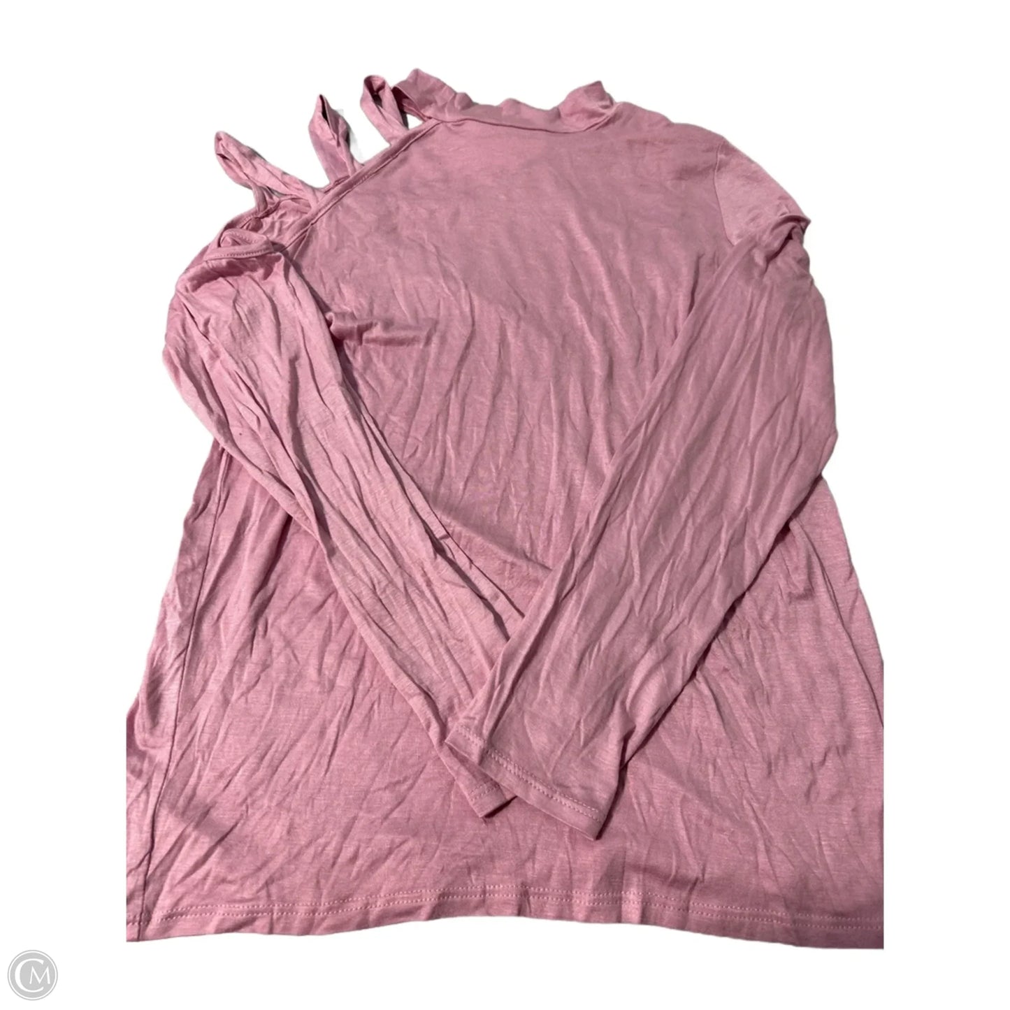 Top Long Sleeve By Bibi In Pink, Size: S
