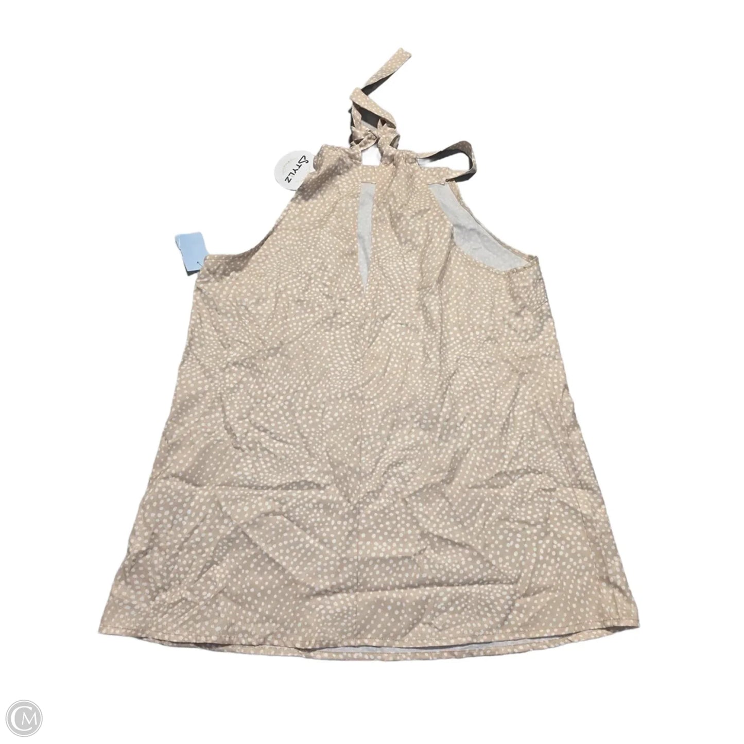 Tank Top By Cmf In Polkadot Pattern, Size: M